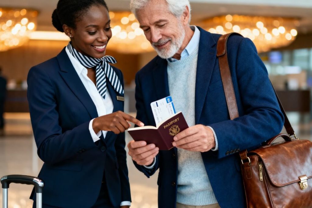 Airport VIP Helpful Meet and Assist Staff