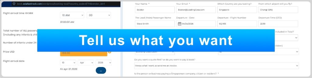 Tell us what Africa FastTrack Airport VIP Meet and Assist you want, then place your order.